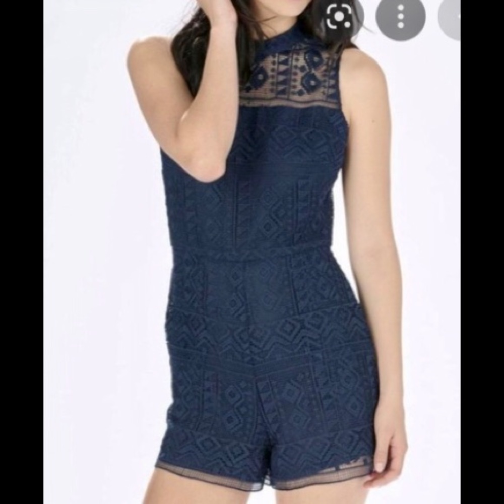 Brand new with tag Parker’s dark blue lace romper